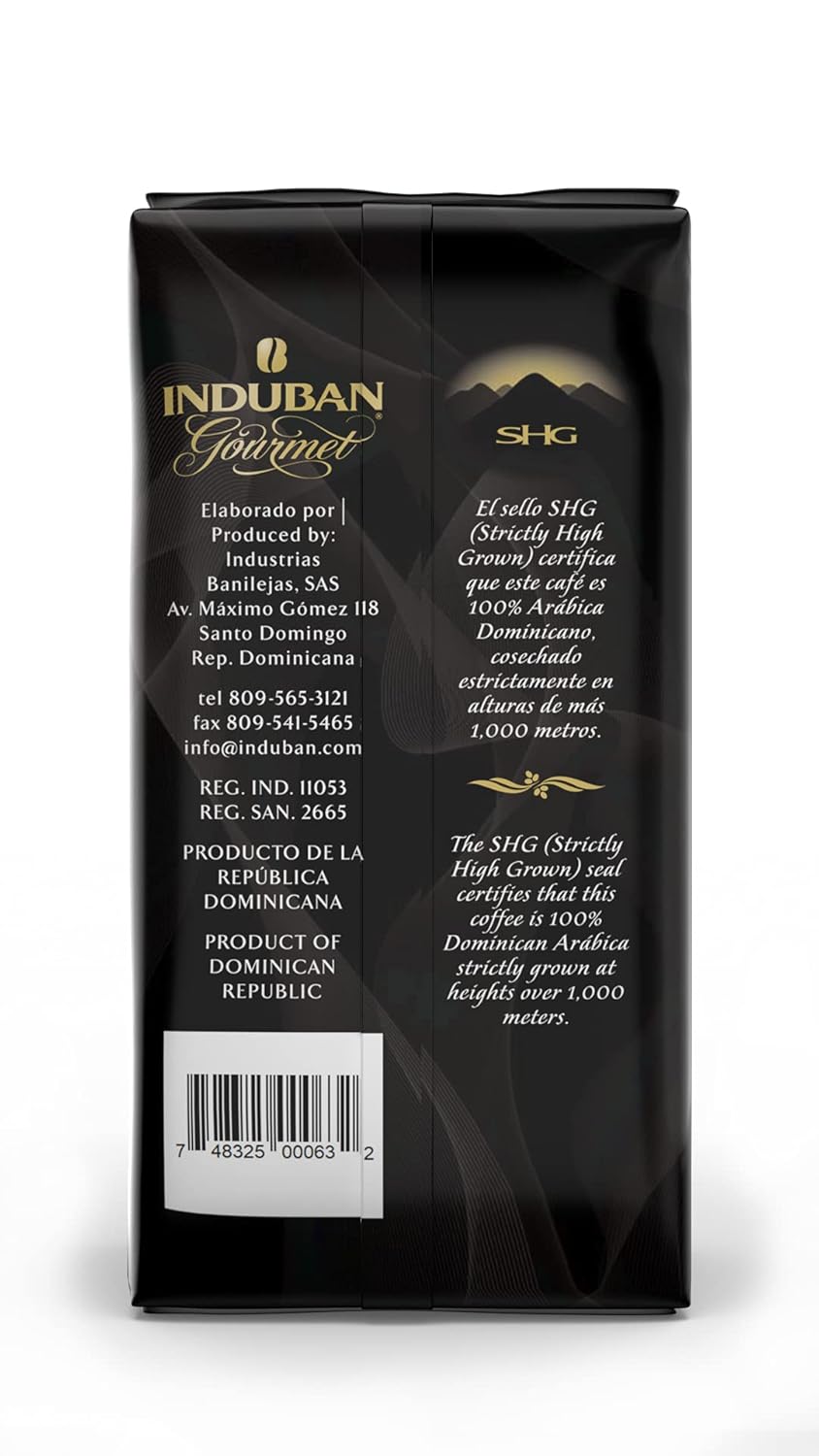 Café Santo Domingo + Induban Gourmet | Ground Coffee - 128 oz Bundle - Products from the Dominican Republic