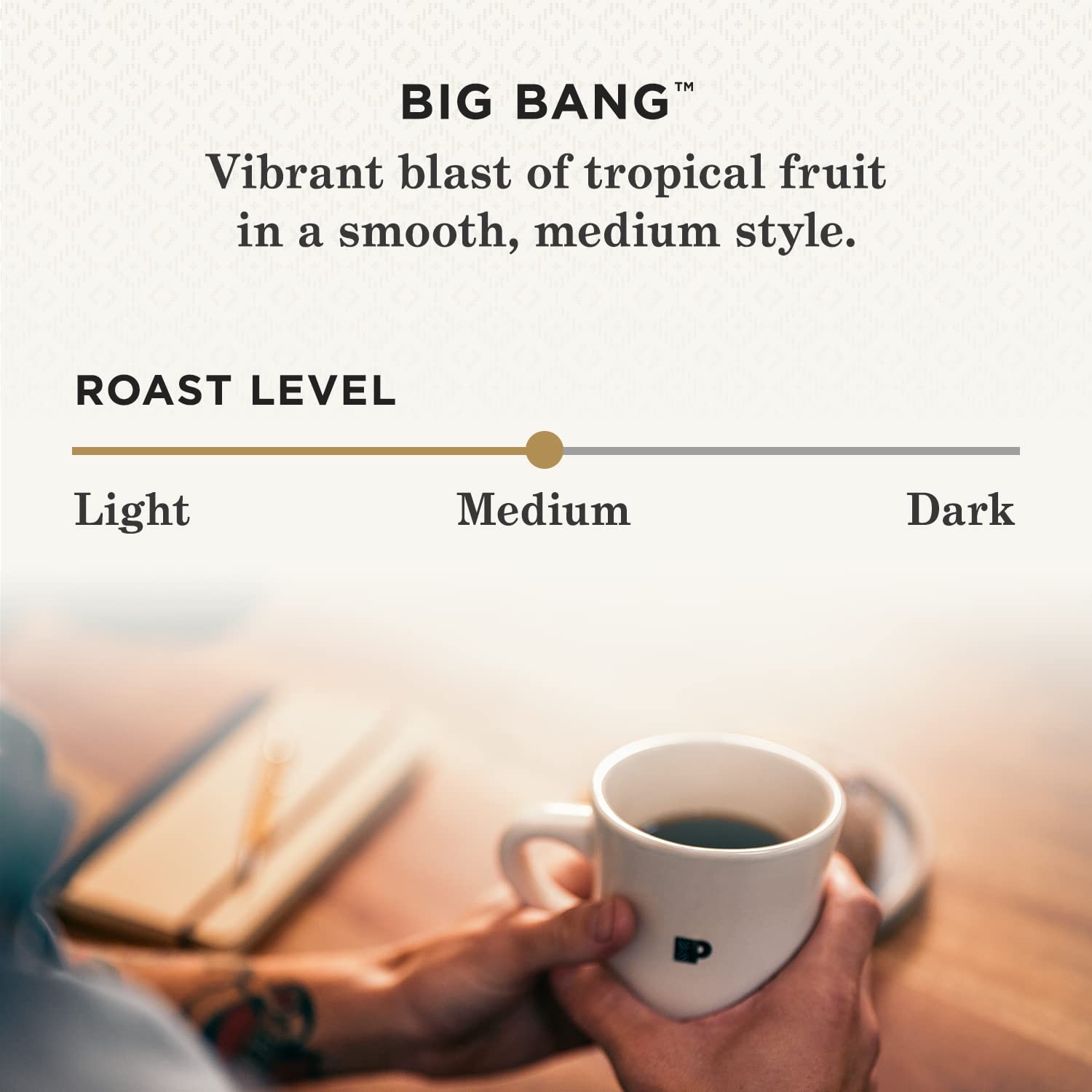 Peet's Coffee, Big Bang - Medium Roast Ground Coffee - 10.5 Ounce Bag