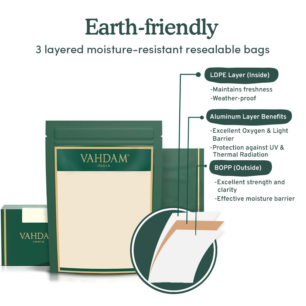 VAHDAM Imperial Oolong Tea Leaves From The Blue Mountains (25 Cups/1.76oz) Loose Leaf | Brew Hot Or Iced Tea