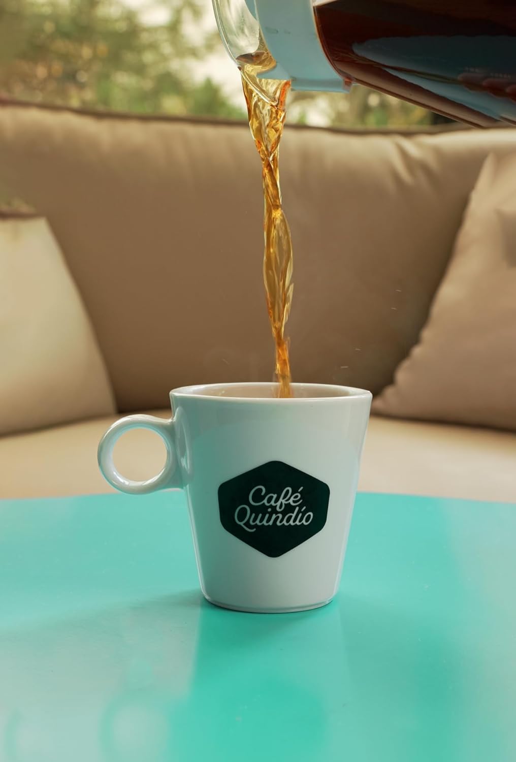 Cafe Quindio Genova Single Origin - Medium Roast 100% Colombian Excelso Ground Arabica Coffee - 12 Ounce Bag (340g)