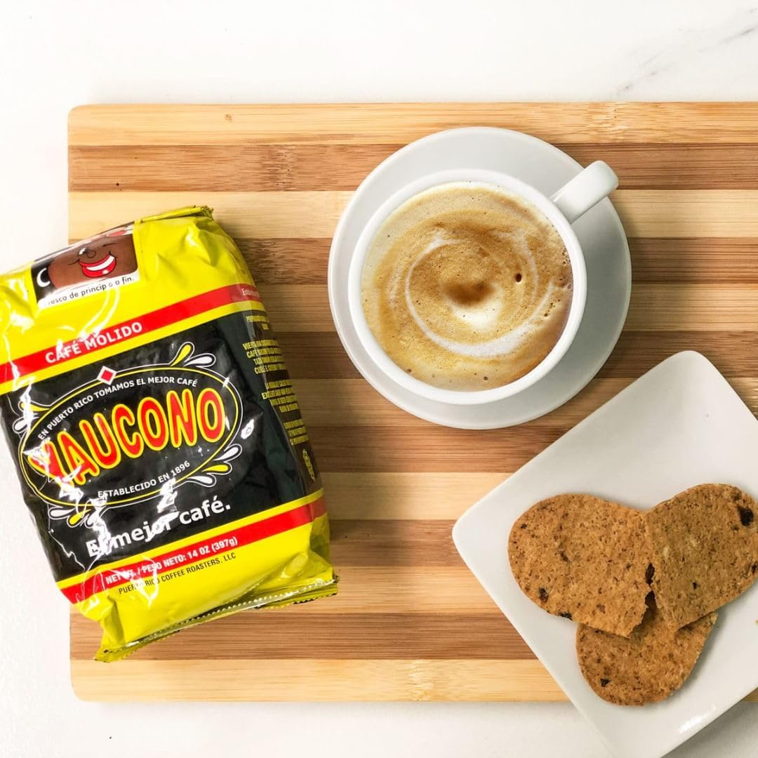 Yaucono Ground Coffee Bagged, Arabica Medium Roast, 14 Ounce (Pack of 1)