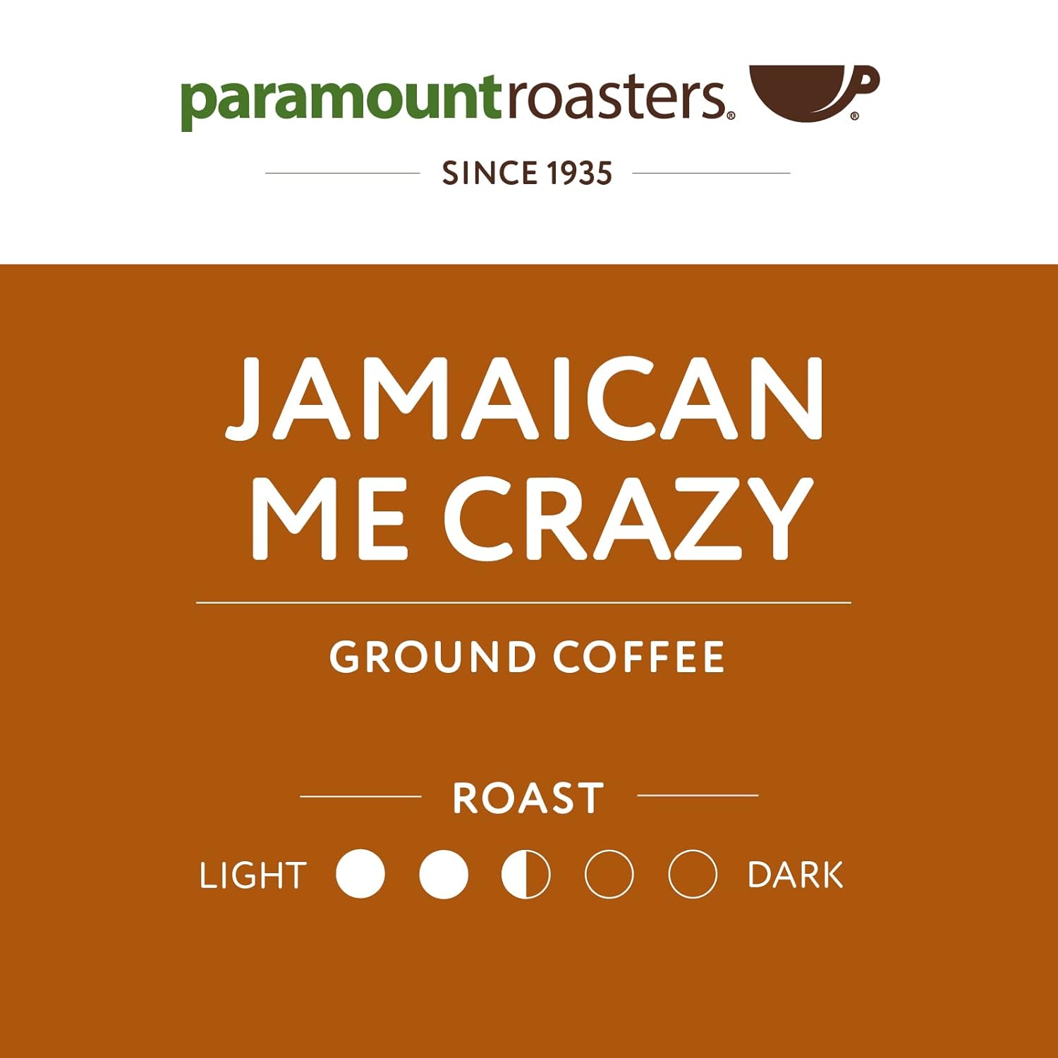 Paramount Roasters Jamaican Me Crazy Ground Coffee, 12 oz, Pack of 3