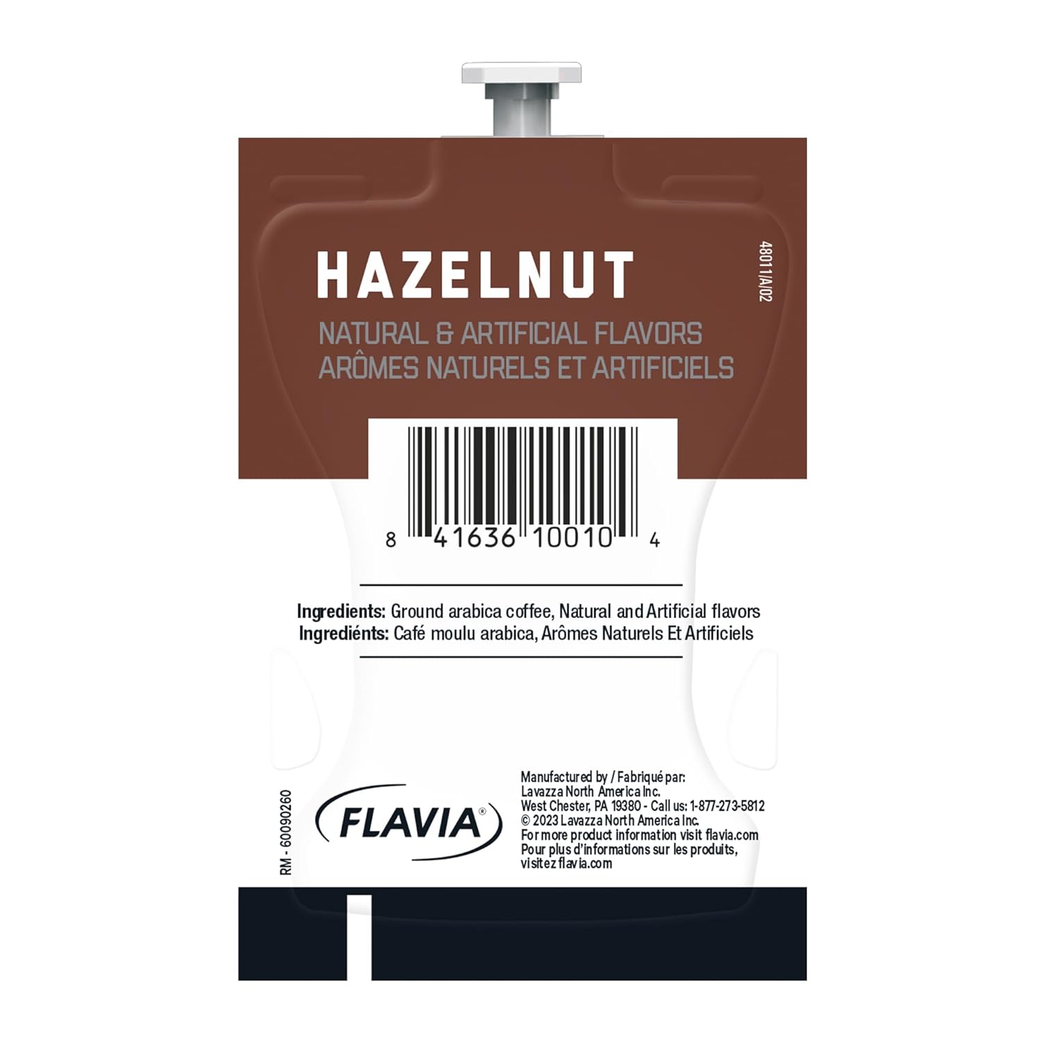 Flavia Alterra Hazelnut Coffee Freshpacks works only with Flavia Brewers, Light Roast (Case of 100)