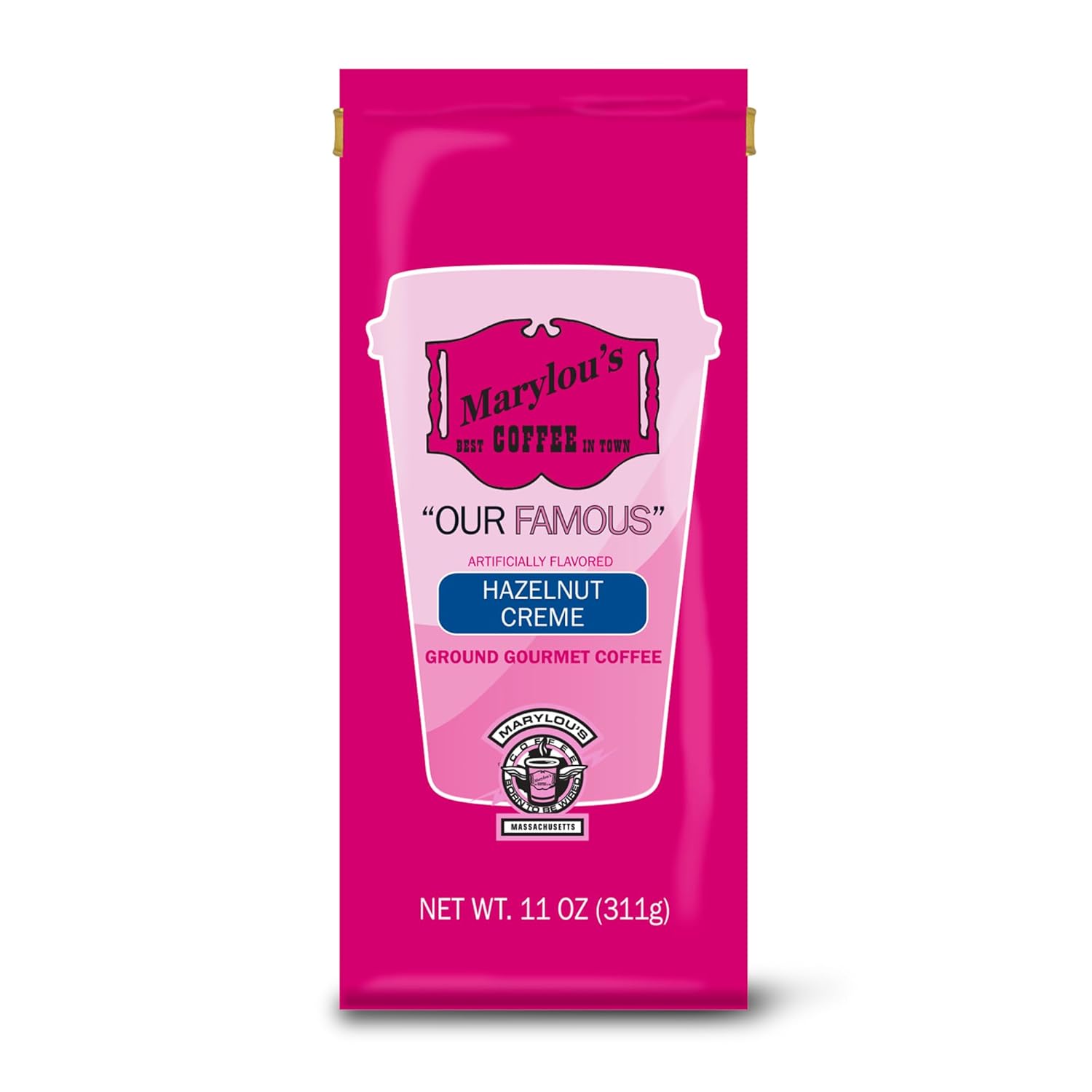 Marylou’s Coffee – Banana Nut Bread Flavored Ground Gourmet Coffee – 11 oz