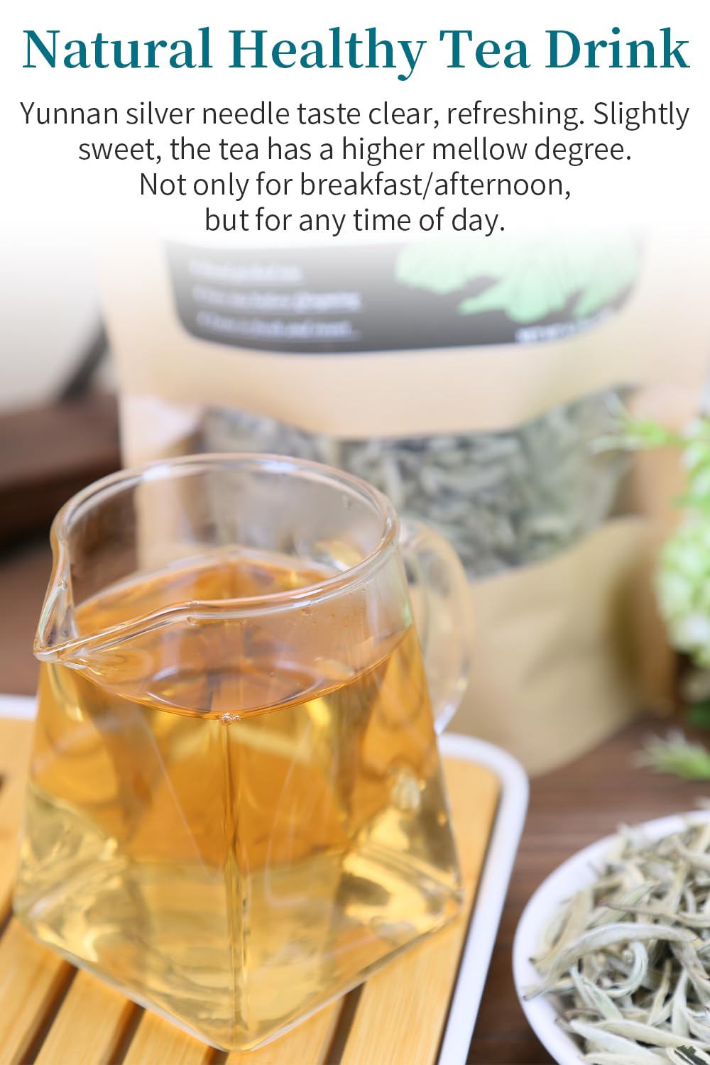 XIXICHA Fuding Silver Needle White Tea 福鼎白毫银针 & Yunnan Silver Needle White Tea 云南白毫银针 白茶