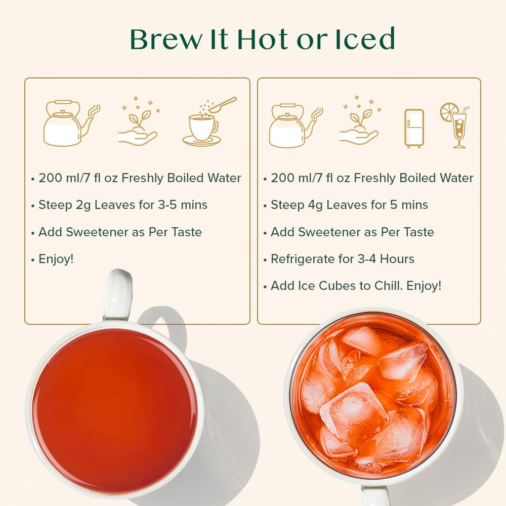 VAHDAM, Double Spice Masala Chai Tea (50+ Cups, 3.53oz) Strong, Robust & Spicy Blend - Black Tea CTC, Cardamom, Cinnamon, Cloves & Black Pepper | Pure Unblended Loose Leaf Tea | Vacuum Sealed