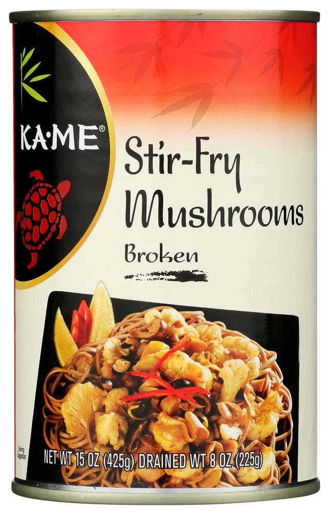 Kame Stir Fry Mushrooms, 15-Ounce (Pack of 12)