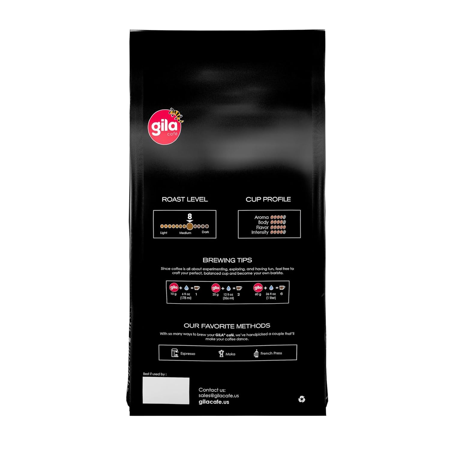 gila café | Ground Coffee ESPRESSO |32 Oz| 1 Pack