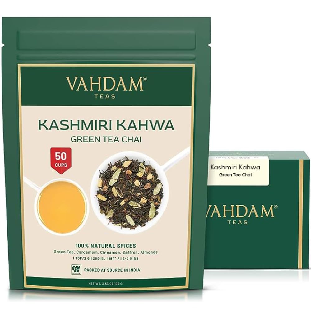 VAHDAM, India's Original Masala Chai Tea Loose Leaf 170+ Cups (340g/12oz) Blend Of Black Tea - Masala Chai Tea With Cinnamon, Cardamom, Cloves & Black Pepper | Vacuum Sealed Pack