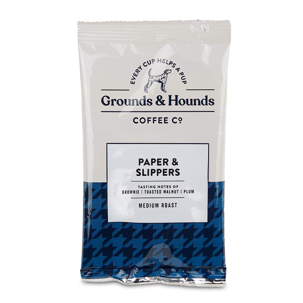 Grounds & Hounds Organic Coffee Variety Pack - 18 x 2.5oz Grounds, Popular Blends