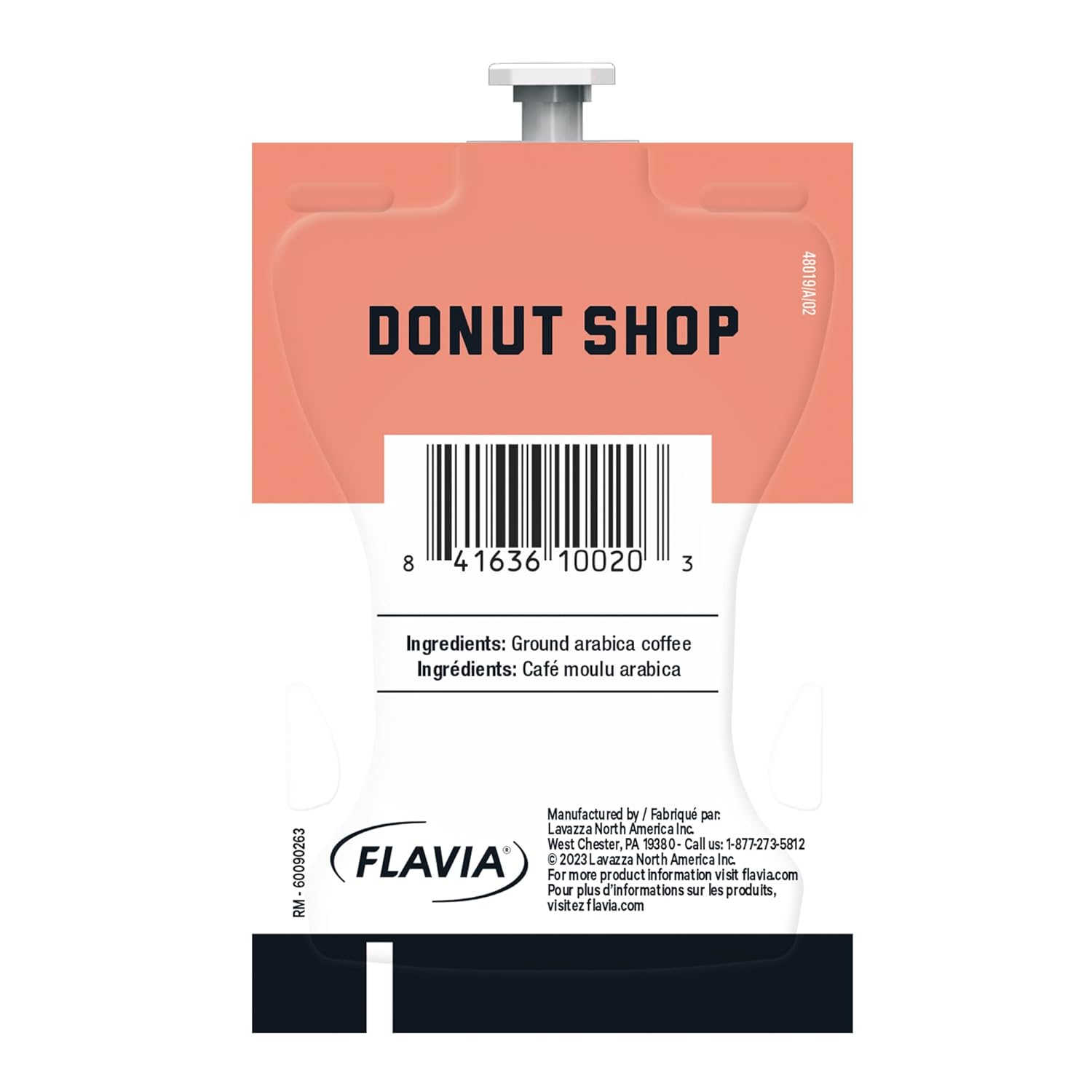 Flavia Alterra Donut Shop Coffee Freshpacks works only with Flavia Brewers, Medium Roast (Case of 100)