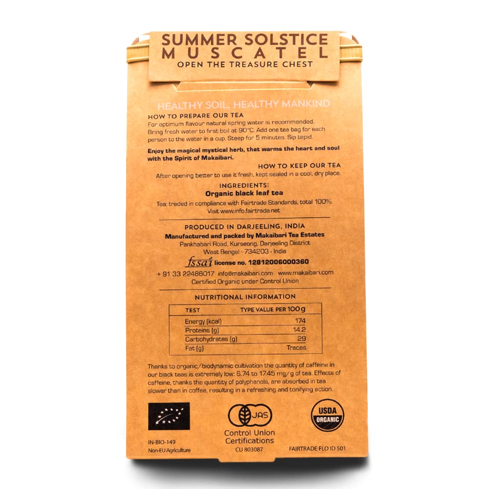 Makaibari Tea bundle with Darjeeling Peony White Tea Bags (25 Tea Bags) and Makaibari Darjeeling Second Flush Teabags (25 tea bags)