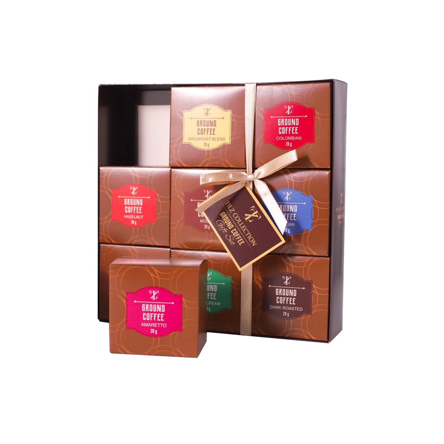 Coffee Gifts - Gourmet Coffee Gift Set |9 Ground Coffee Assortment Gift Set |Coffee Sampler Gift Set, Tasting Kit |Gifts For Coffee Lovers |Ground Coffee Gift Basket |Gifts For Men And Women