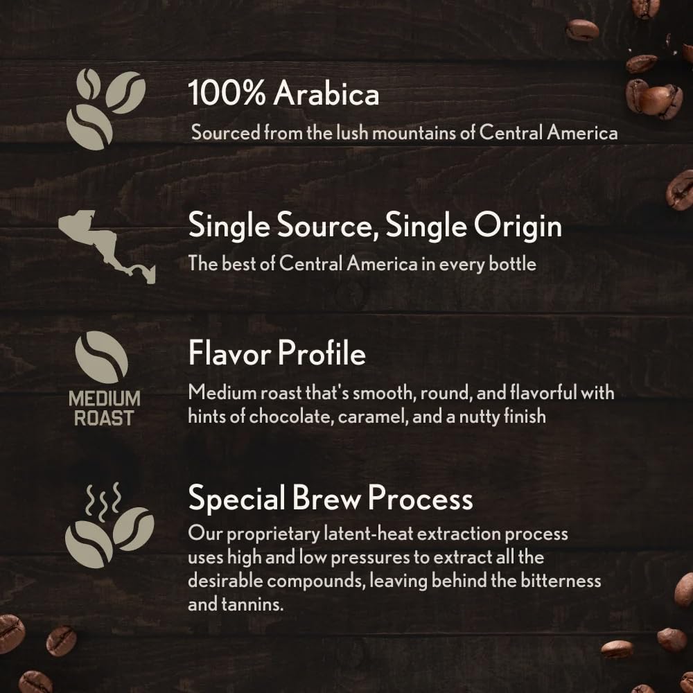 Hero Company Foxhole Cold Brew Coffee Concentrate - Low Acid Liquid Cold Brew Concentrate for Instant Iced Coffee and Hot Drinks