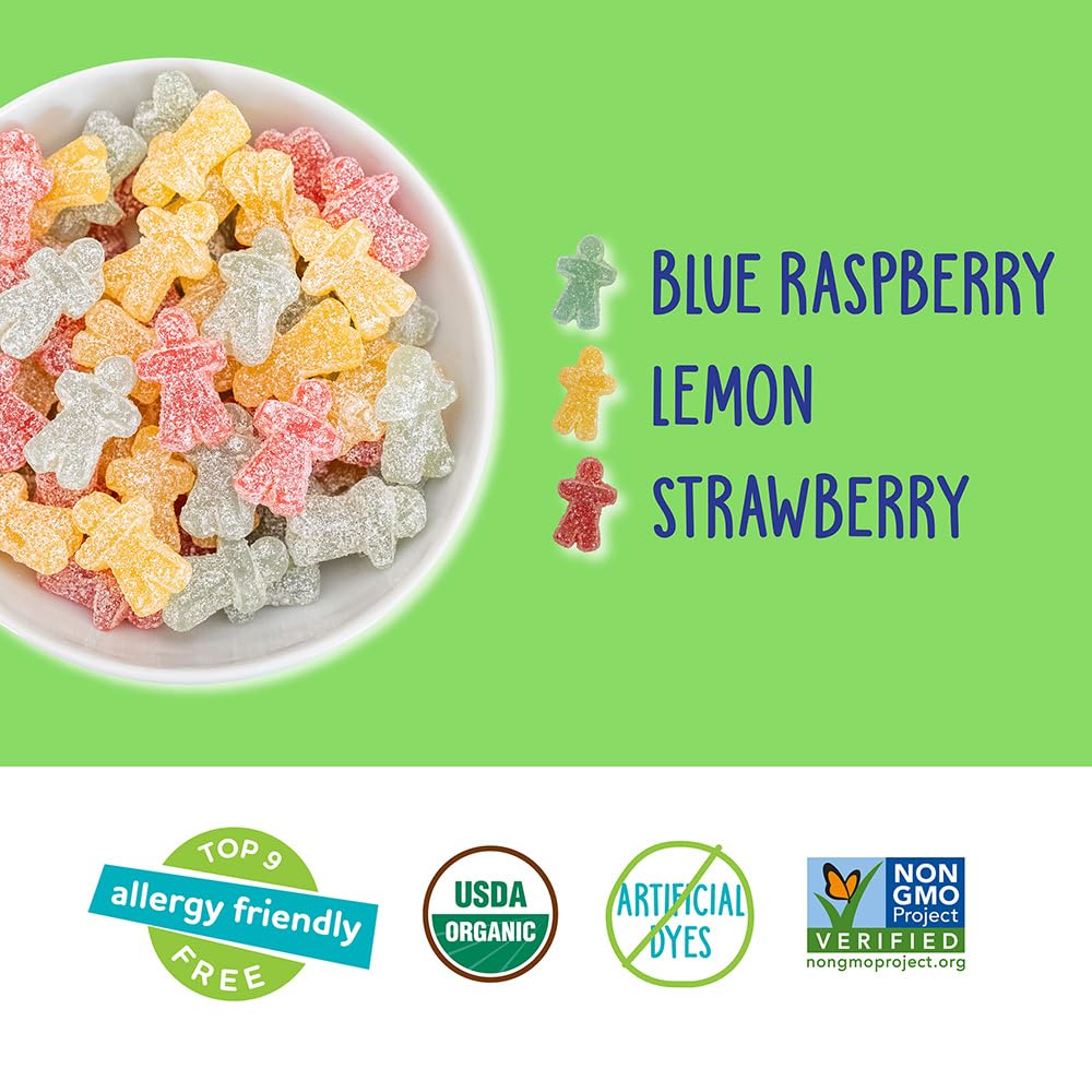 YumEarth Organic Easter Sour Littles Chewy Candy - Allergy Friendly (Top 9 Free), No Artificial Dyes or Flavors, Non GMO, Gluten Free, Vegan Candy Snacks - 4 Ounce (Pack of 1)