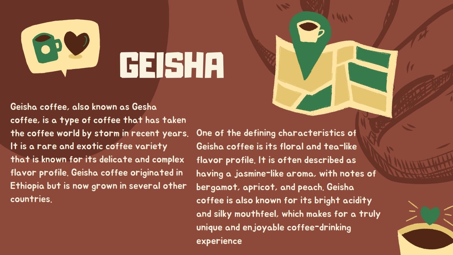 Café La Meche Honduran Ground Coffee 16 Ounces Geisha Exotic Coffee Variety