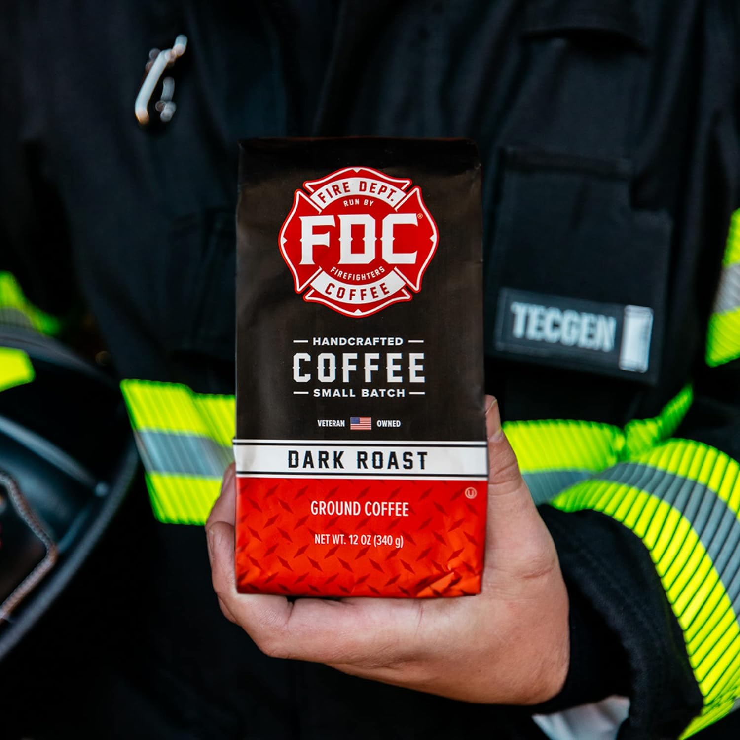 Fire Department Coffee - Veteran Owned - Original Blend & Dark Roast Ground Coffee Bundle - Medium & Dark Roast - Roasted in the USA - Handcrafted Coffee - 2x12 oz Bags