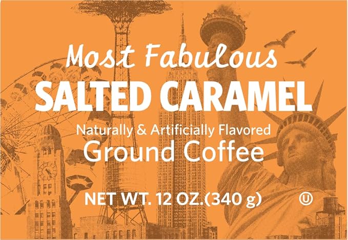 Junior's Most Fabulous Ground Coffee, 12 oz (Salted Caramel, 1 bag)