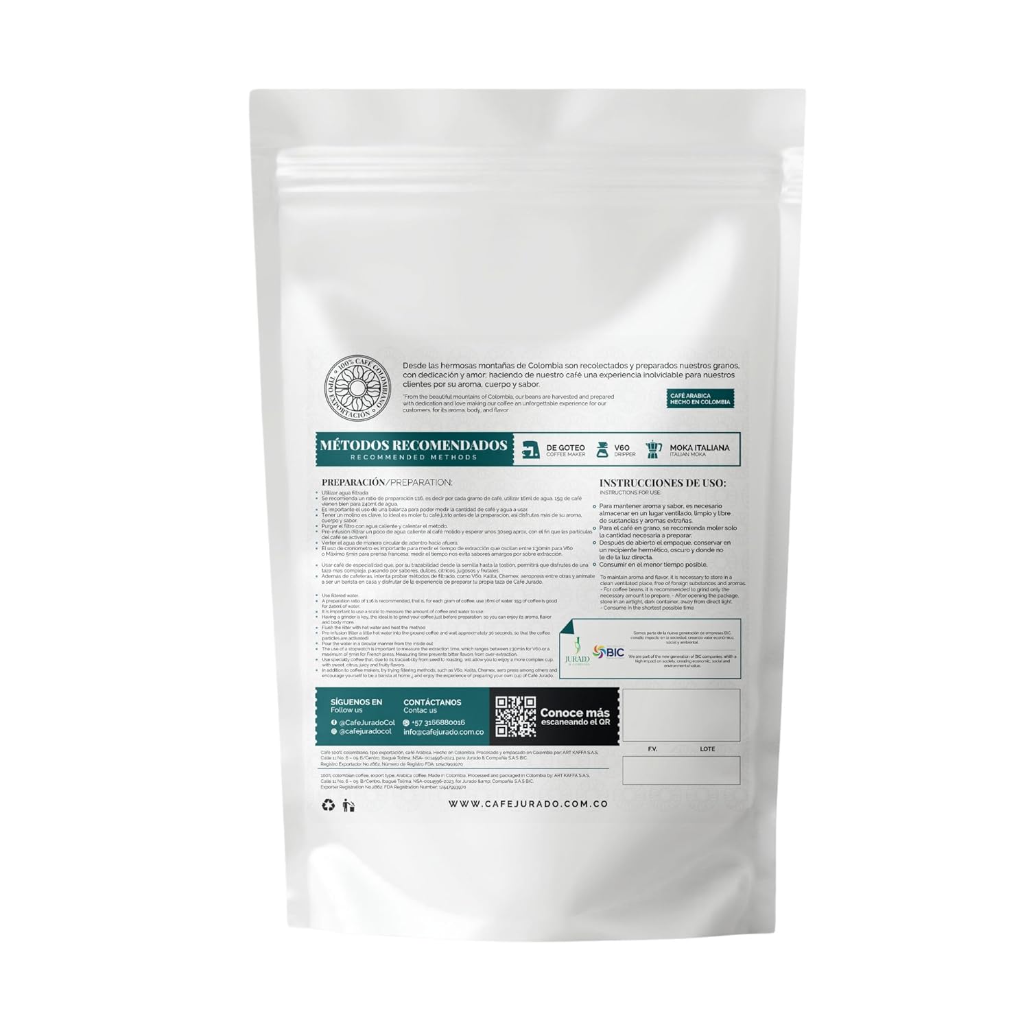 Café Jurado, Colombian GESHA Gold Edition, Specialty Ground Coffee, Colombian Arabica Quality, Citrus Note, Colombian Best Coffee, Medium Roast Coffee - 11.9 Ounces