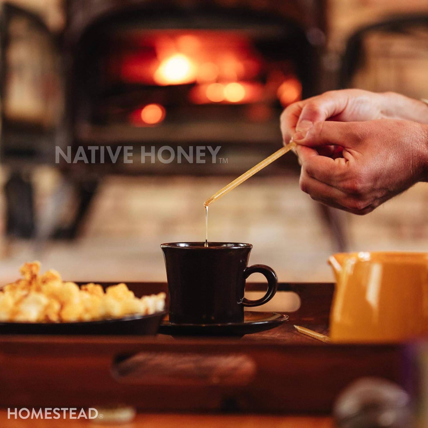 Fluid Movement 100-Count Native Honey Sticks - Individually Wrapped for Tea, Snacks, Stirring Bliss, Featuring Pure Clover Raw Honey - Ideal for Candy Lovers, Bee Enthusiasts, and Thoughtful Gifting