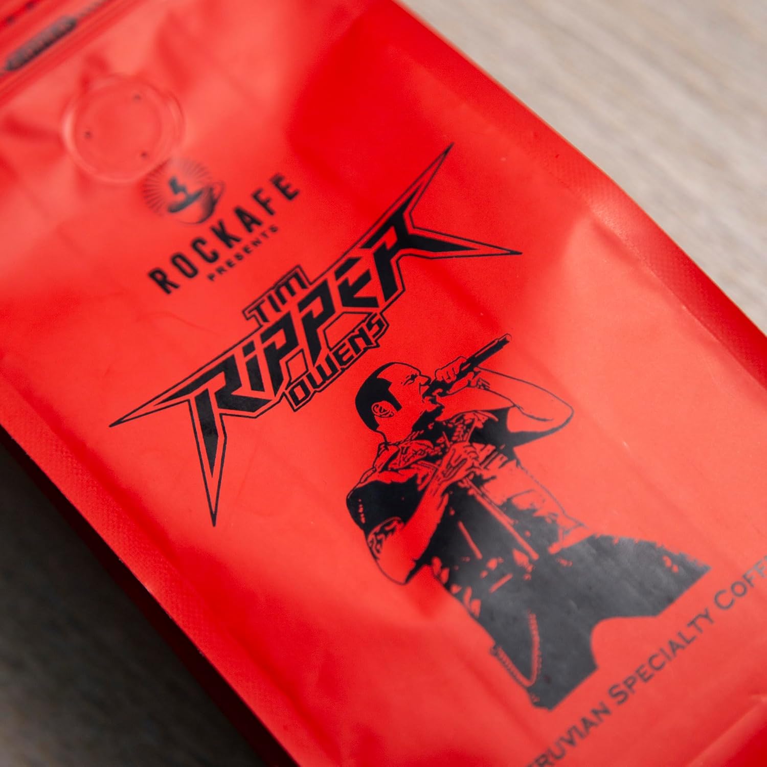 Rockafe Tim Ripper Owens Edition - 8.8 oz Bag of Peruvian Specialty Coffee - By Iky Store