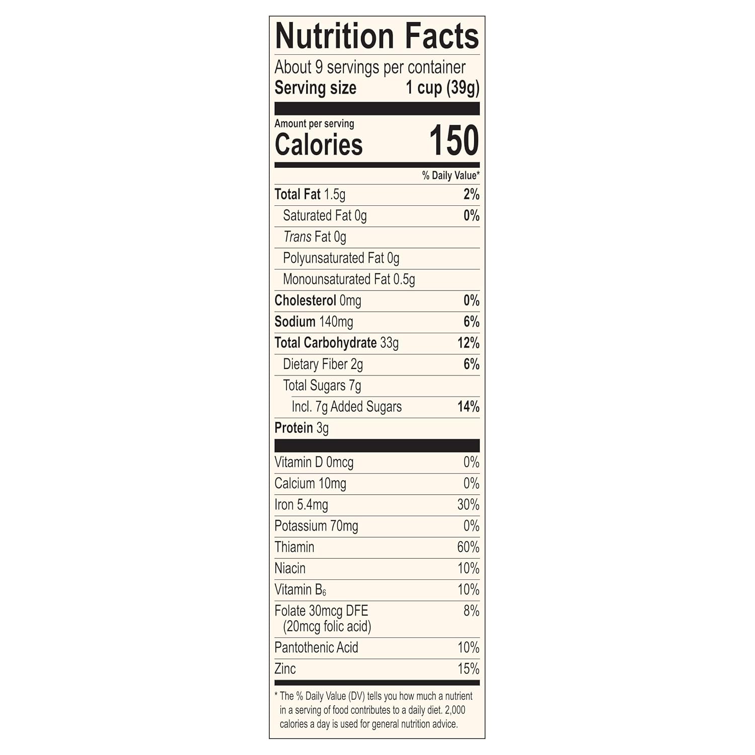 Mom's Best Oats and Honey Blend Breakfast Cereal, Breakfast Cereal with Flakes and Granola Clusters, 12 OZ Box (Pack of 8)