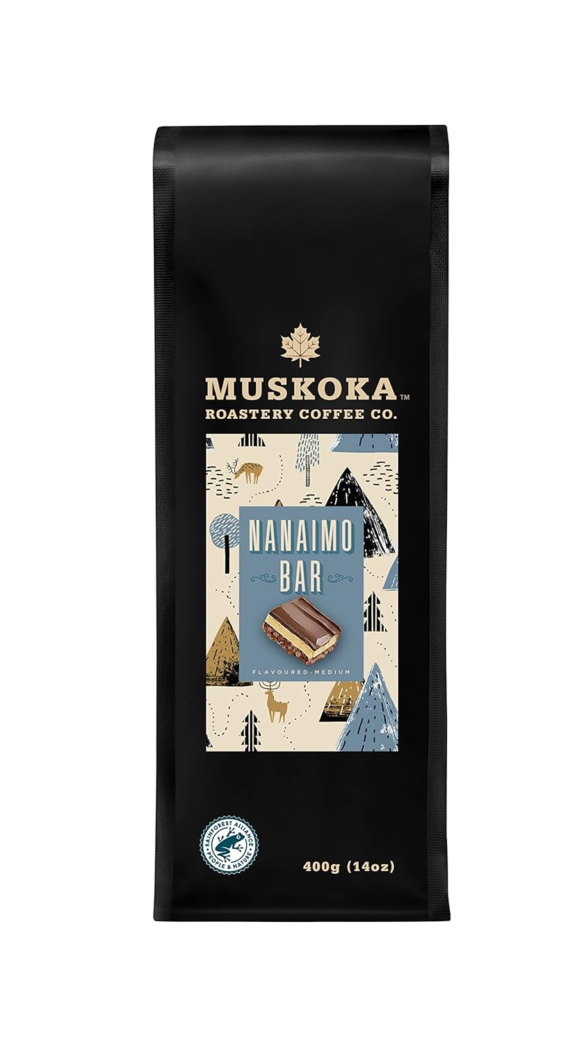 Muskoka Roastery Coffee, Nanaimo Bar, Medium Roast, Ground Coffee, 400g