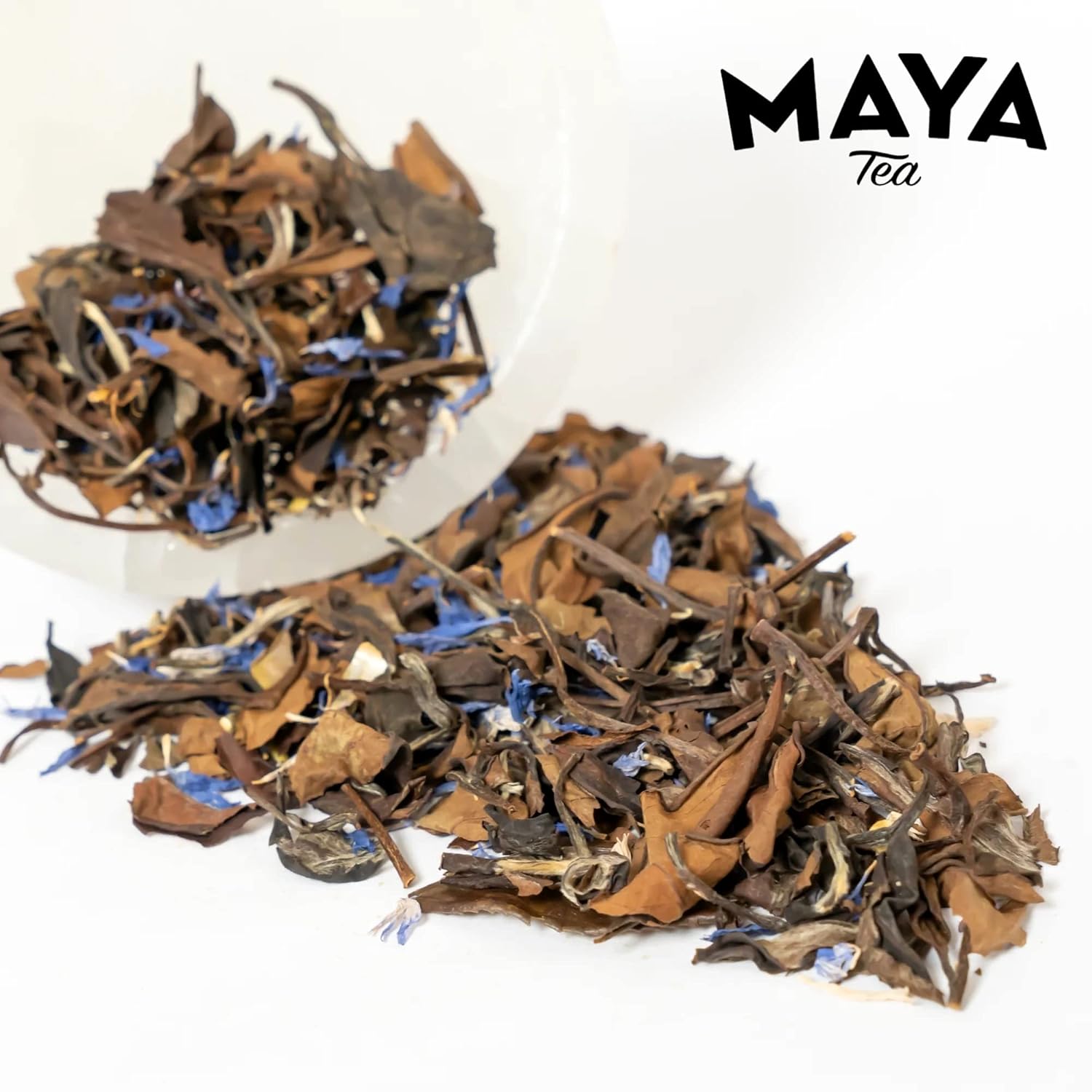 Maya Tea Madagascar Coconut White Tea, Premium Loose Leaf Tea, Contains Caffeine, All Natural, Make Hot or Iced Brews Up to 22 Cups, 2 Ounce Resealable Pouch