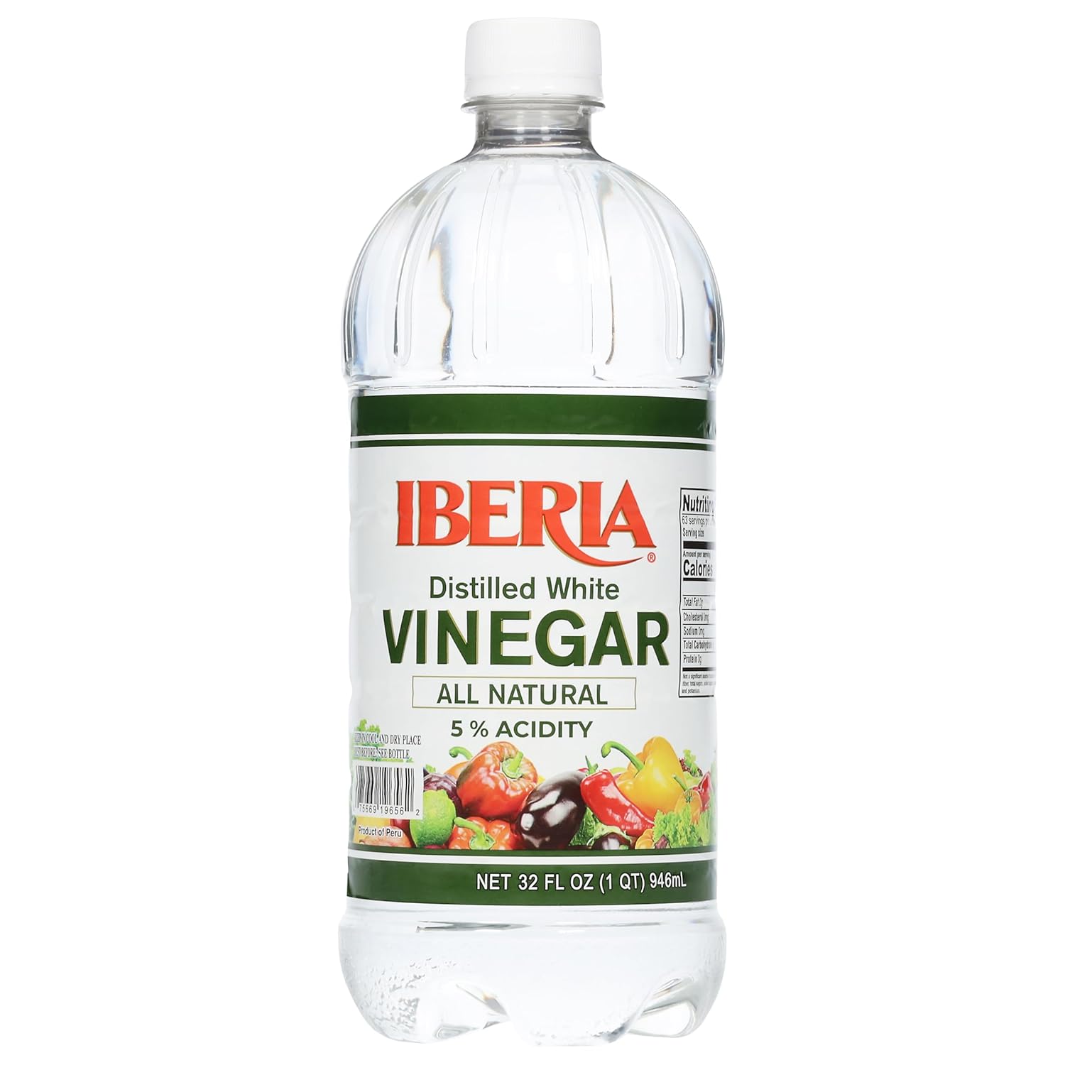 Iberia Distilled White Vinegar, 32 fl oz