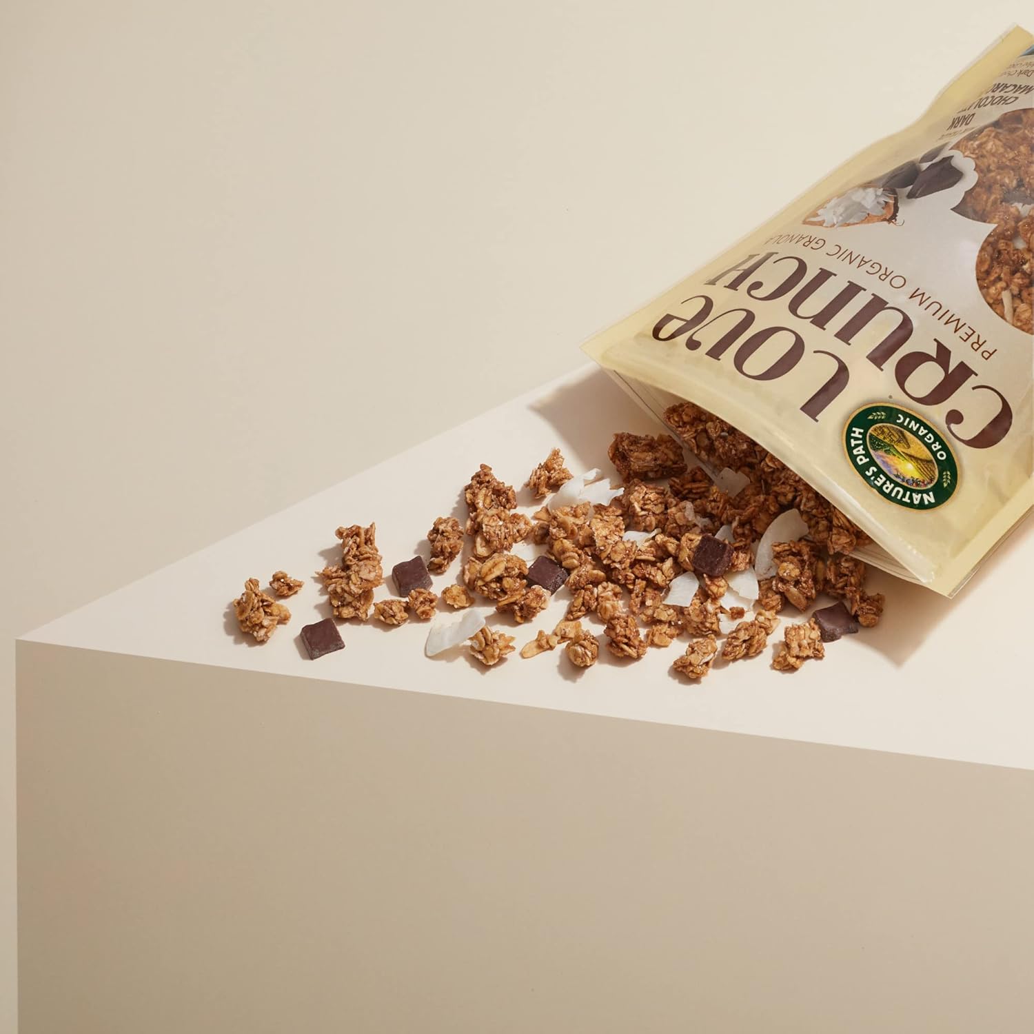 Love Crunch Organic Dark Chocolate & Coconut Granola, 11.5 oz (Pack of 6), Non-GMO, Fair Trade, by Nature's Path