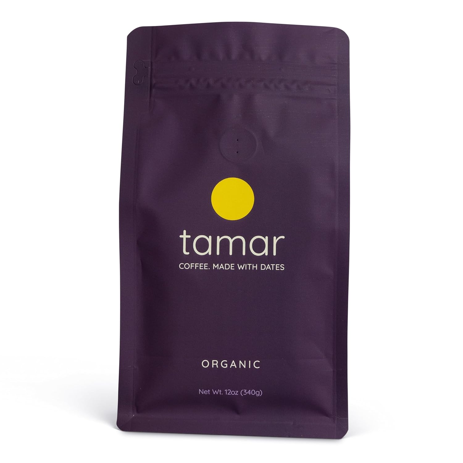 Date Coffee by Tamar | Discover The Smooth Sweetness Of Coffee Powered By Dates | Unique Organic Coffee & Organic Dates Blend, Low Acid, Medium Roast (12oz/21 servings)