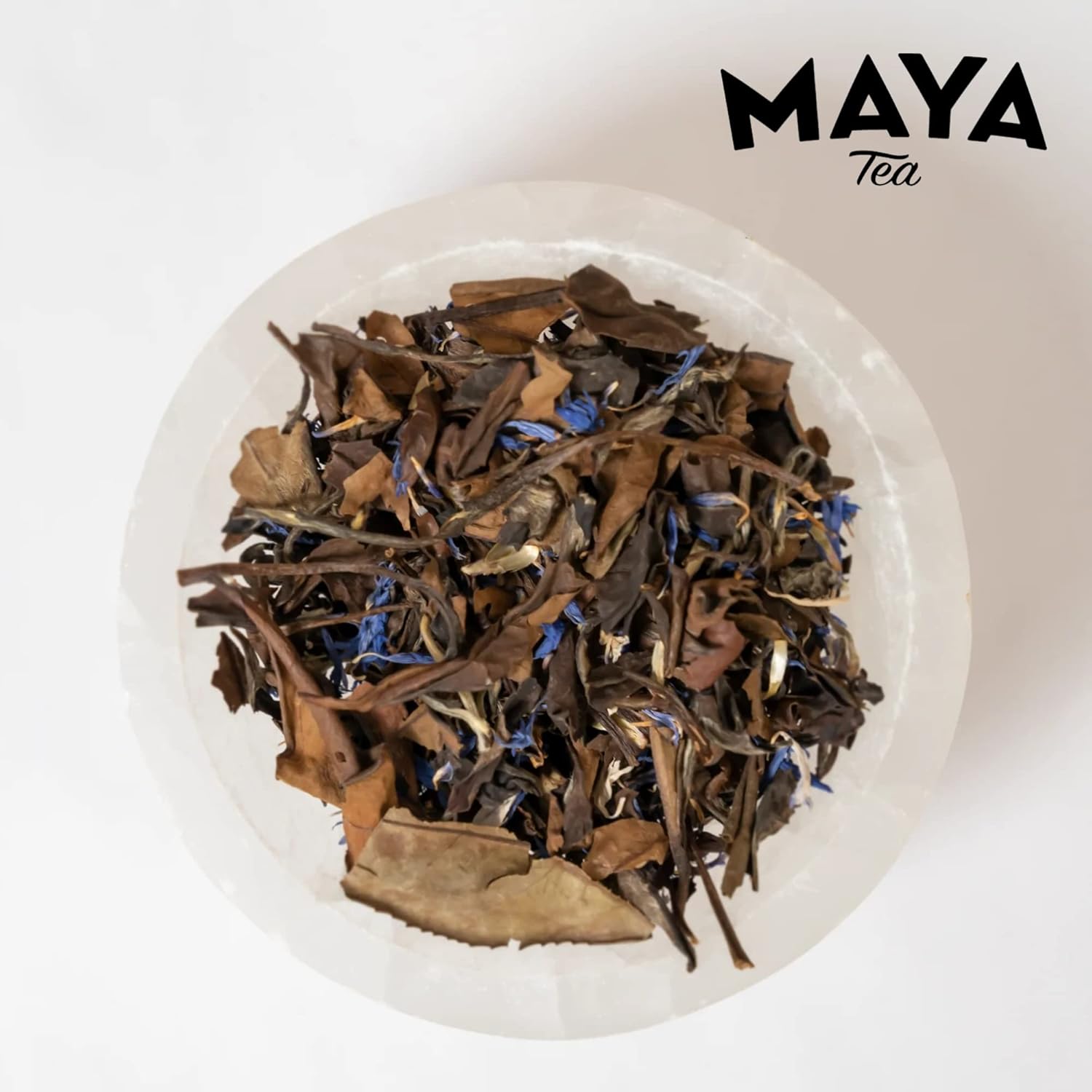Maya Tea Madagascar Coconut White Tea, Premium Loose Leaf Tea, Contains Caffeine, All Natural, Make Hot or Iced Brews Up to 22 Cups, 2 Ounce Resealable Pouch