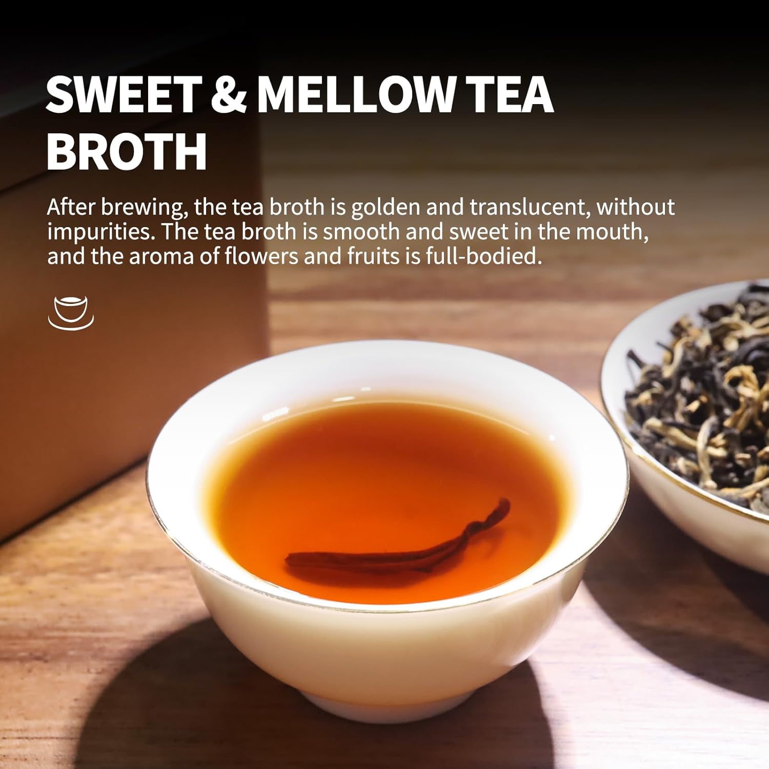 KHS Organic Silver Needle White Tea Grade AAA 70g, Organic Selenium Tea 90g, USDA Certified Chinese Yunnan White Tea Loose Leaf, No Dust Production Workshop