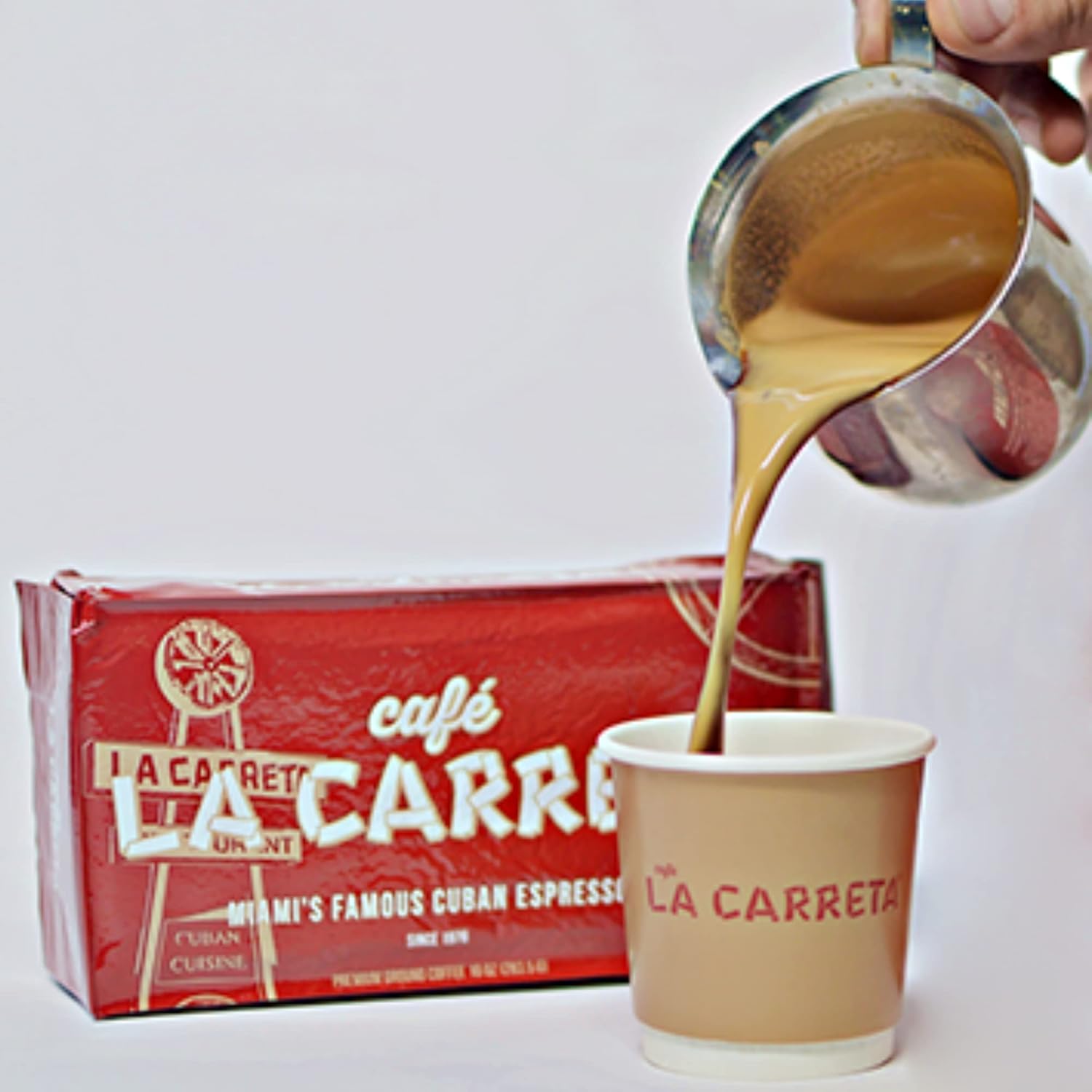 Café La Carreta Espresso Coffee 10 oz Brick