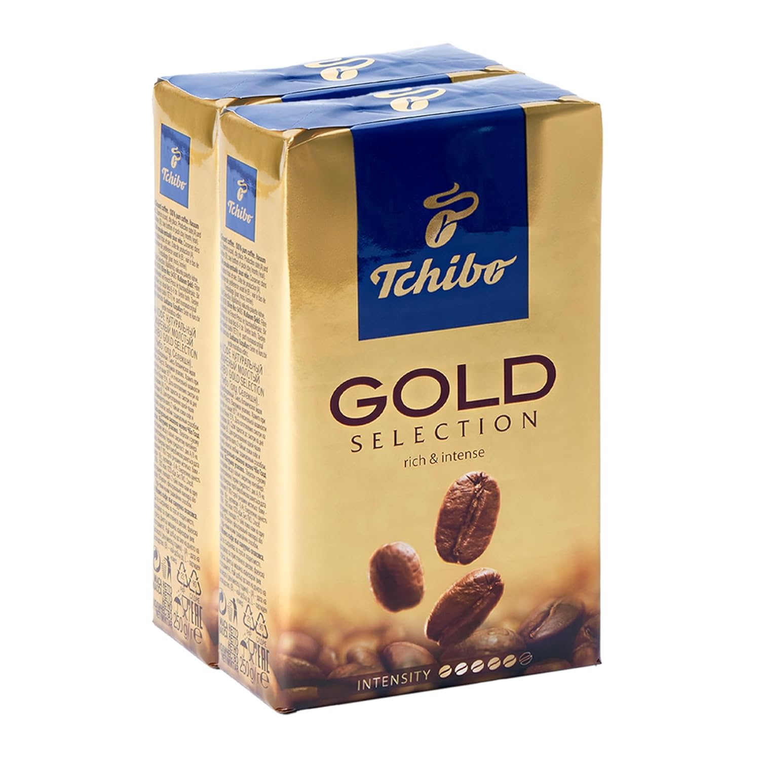 Tchibo Gold Selection Ground Coffee 8.8oz/250g each (Pack of 2)