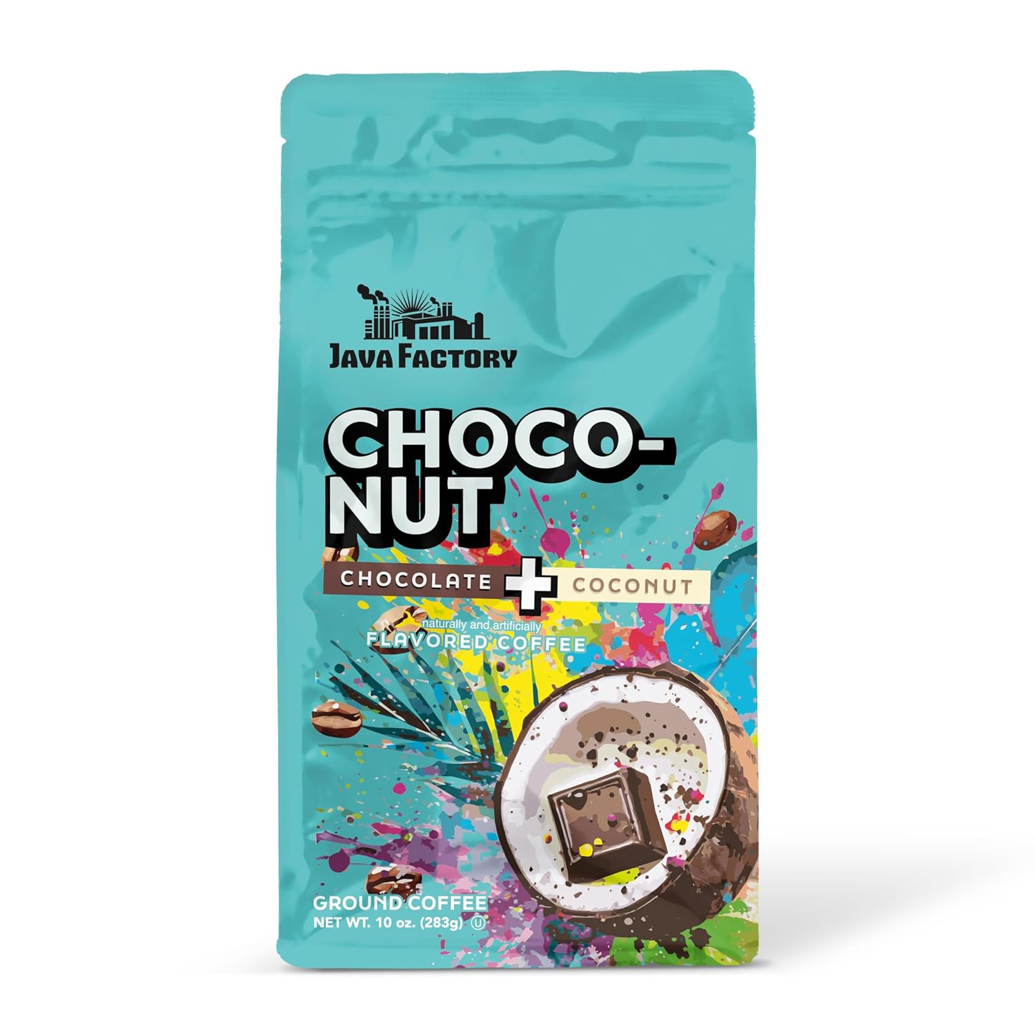 Java Factory French Toast Flavored Ground Coffee Bag – Cinnamon and Maple Brew, Made with 100% Arabica Beans - Flavor Enhanced, 10 Oz