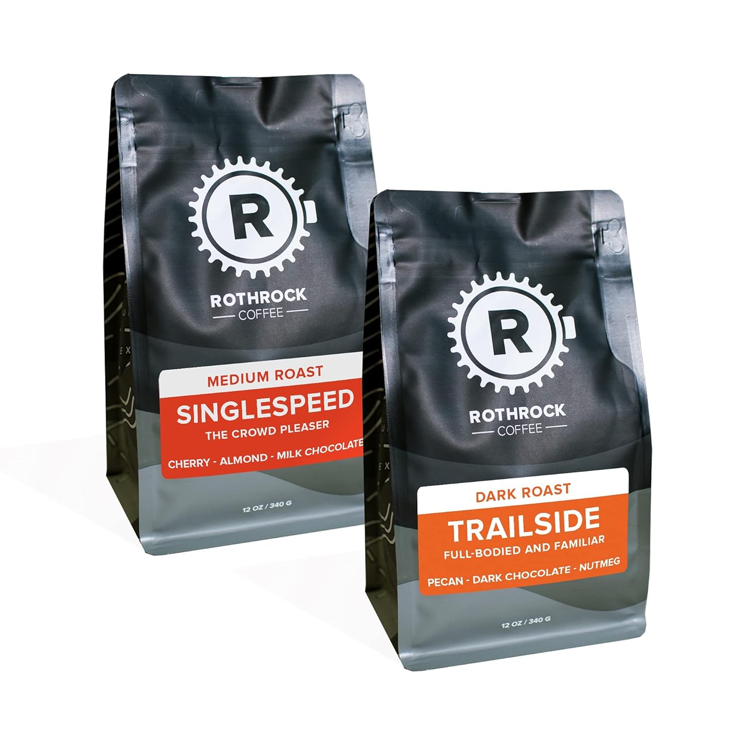 ROTHROCK COFFEE ROASTER'S CHOICE WHOLE BEAN COMBO PACK - MEDIUM/DARK ROAST, 12OZ BAGS