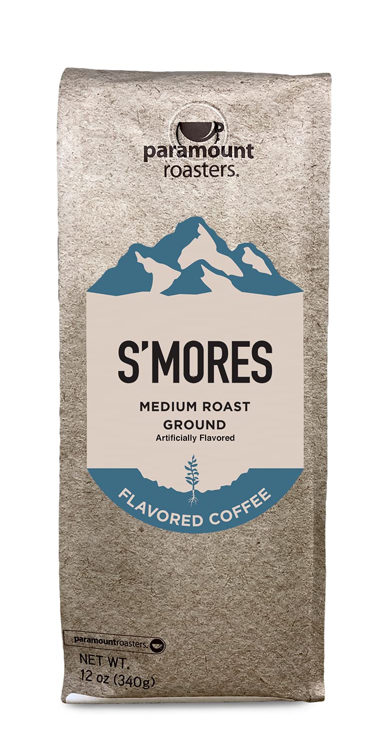 Paramount Roasters, S'Mores Flavored Ground Coffee, 1-12 ounce bag medium roast (Paramount Coffee Company)