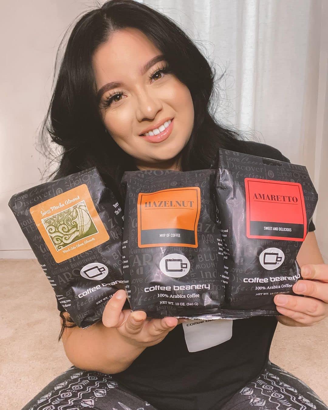 Amaretto Flavored Coffee, Specialty Arabica Coffee, Medium Roast, 12 ounce, Automatic Drip (Ground)