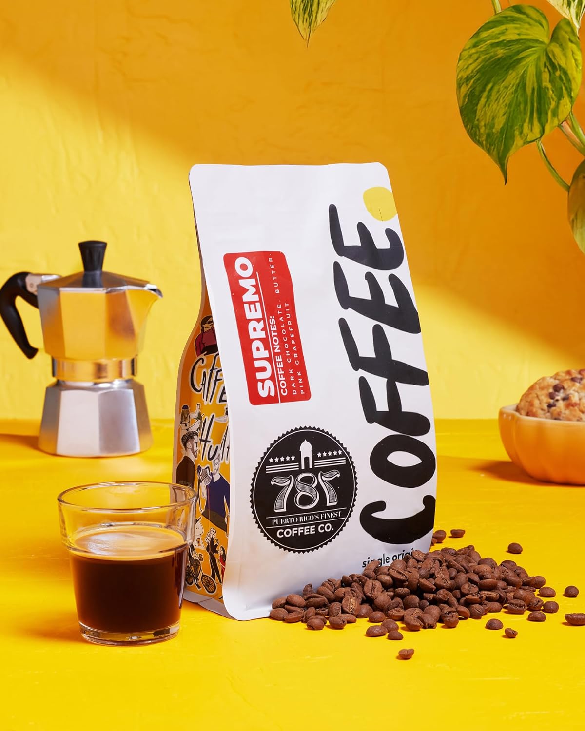 Supremo- Specialty Puerto Rican Whole Bean Coffee- 787 Coffee