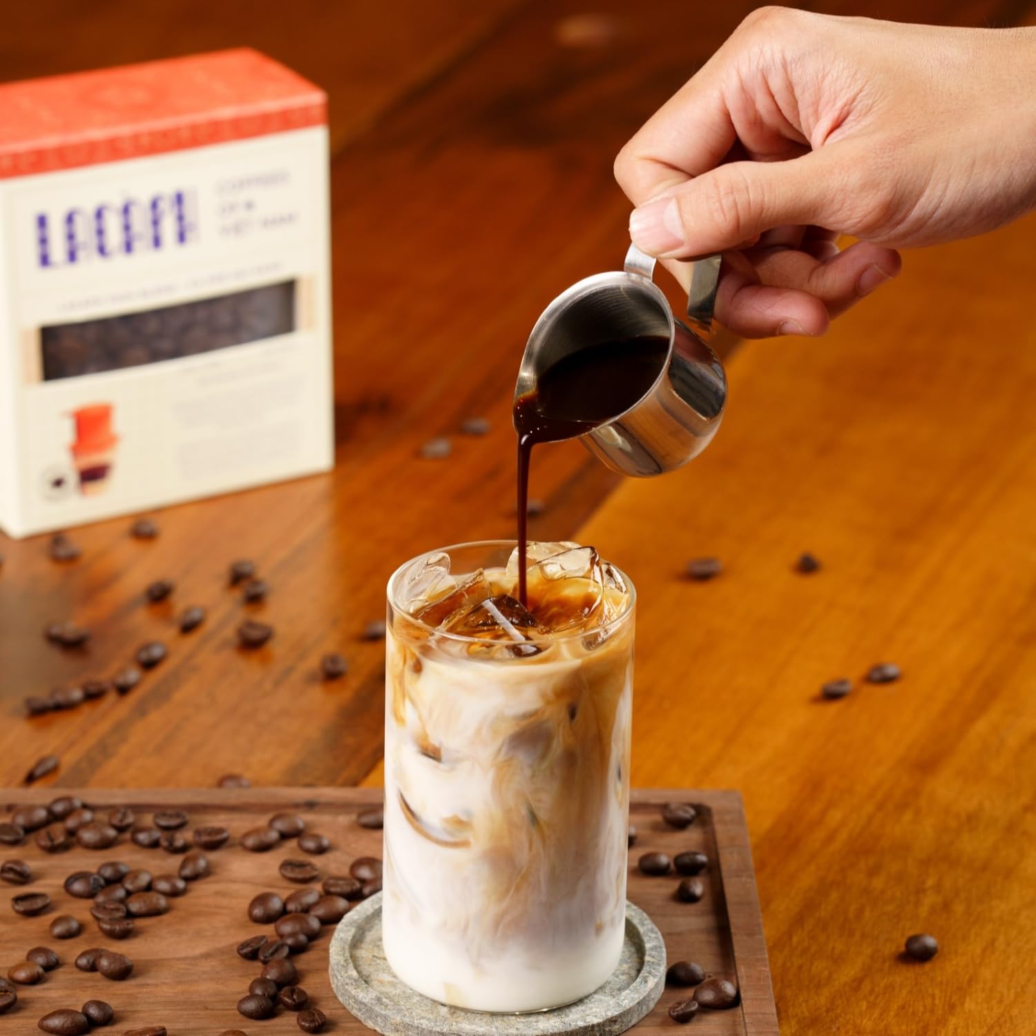 LACÀPH PHIN BLEND - Vietnamese Coffee with 85% Robusta 15% Arabica - Ground Coffee