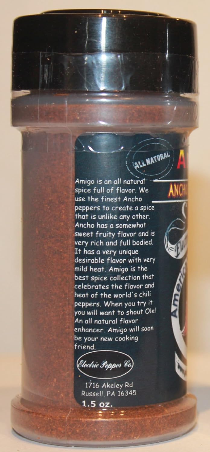Chili Pepper Powder Spice Gift Set Jalapeño Chipotle Ancho Aji Amarillo