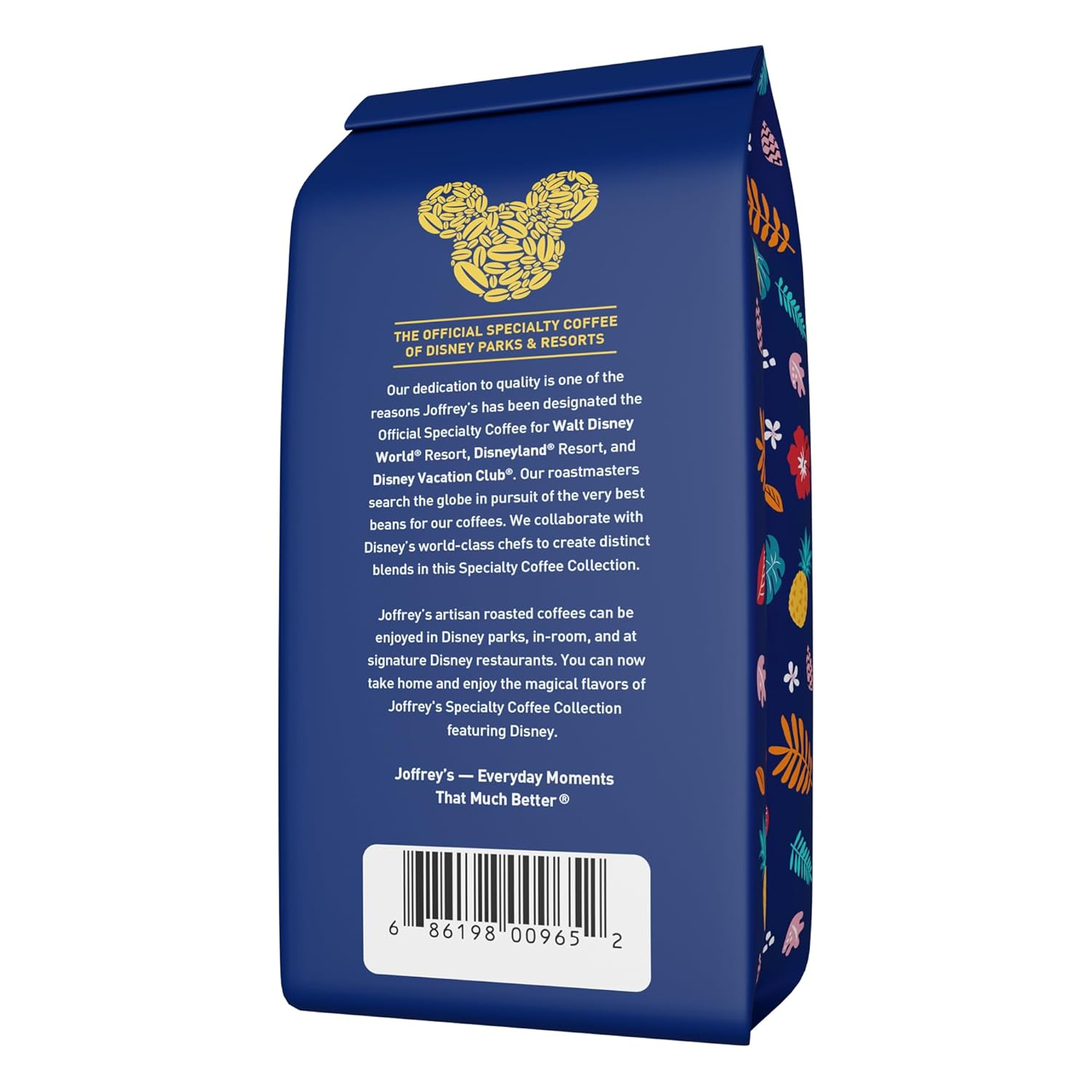 Joffrey’s Coffee - Disney Stitch Ohana Blend, Medium Roast Ground Coffee, Flavor Notes of Pineapple & Sweet Coconut Crème (Ground, 11oz)