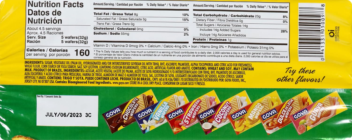 Goya Foods Pineapple Wafers, 4.94 Ounce (Pack of 24)
