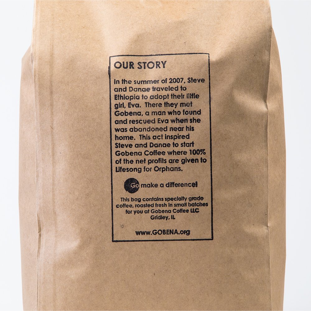 Gobena 2lb Decaf Medium Roast Ground Coffee, 32 Oz, 1 Bag, 2 Pounds, Bulk Coffee