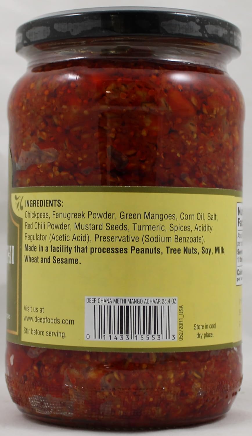 Deep Chana Methi Mango Pickle 25 oz