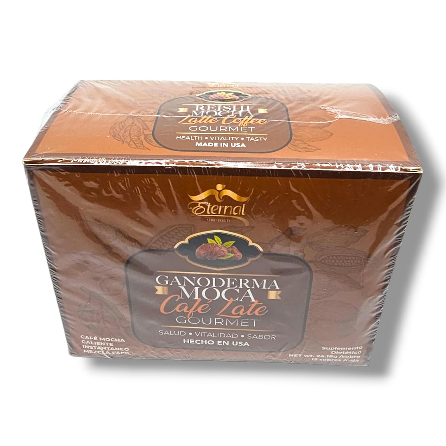 Eternal Reishi Mocha Latte Coffee Gourmet Mushroon Coffee.