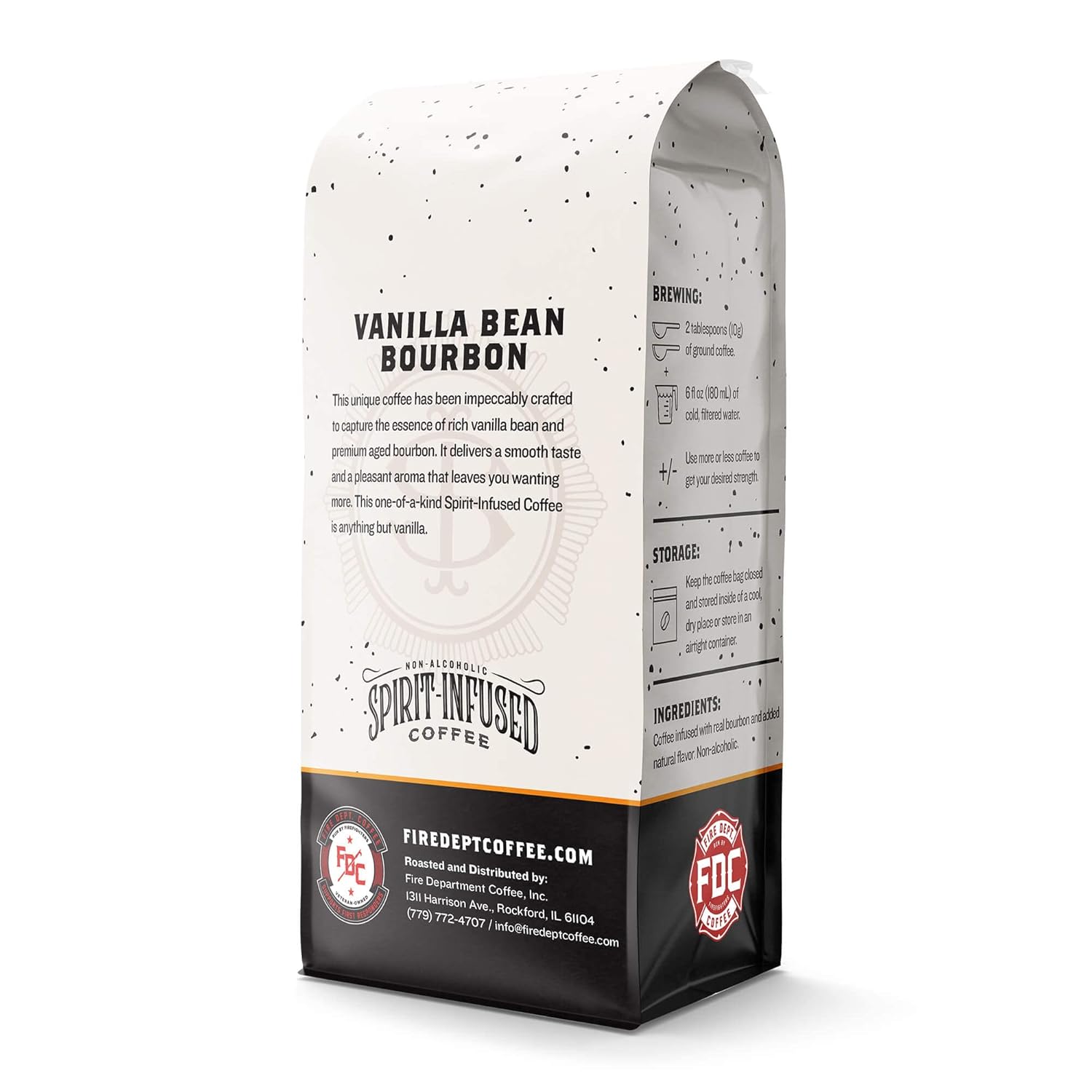 Fire Department Coffee - Vanilla Bean Bourbon Infused, Irish Whiskey Infused & Black Cherry Bourbon Infused Ground Coffee Bundle - Kosher Coffee, Roasted in the USA - Handcrafted Coffee - 3x12 oz Bags