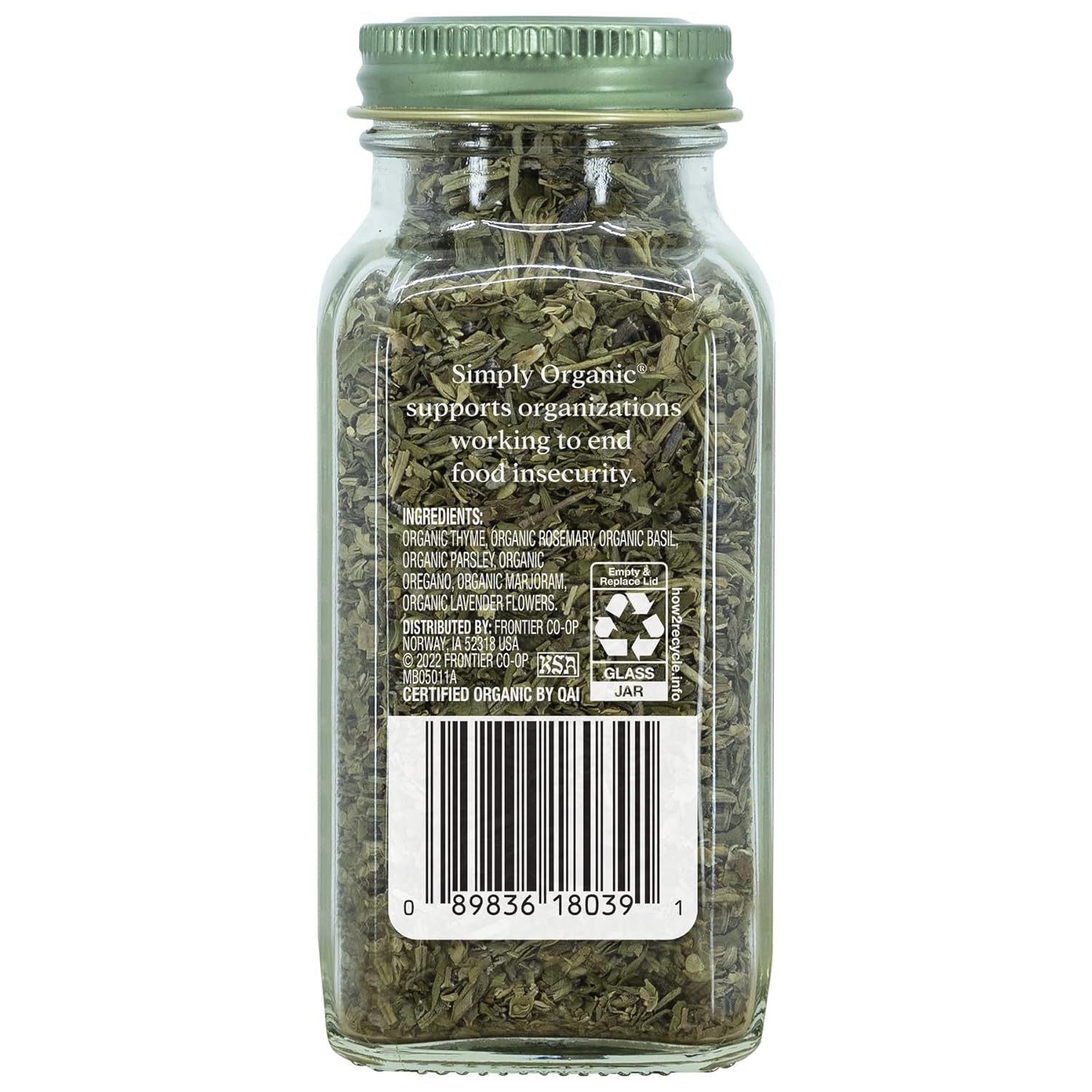 Simply Organic Herbes de Provence, Certified Organic | 1 oz | Pack of 3