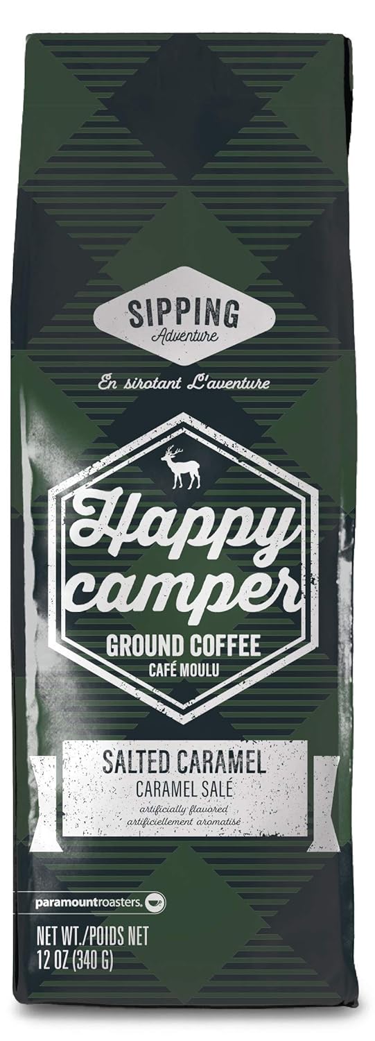 Paramount Roasters Ground Coffee (Happy Camper, Salted Caramel, Flavored Coffee)